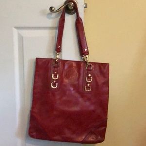 Vintage Tory Burch Tote - Red